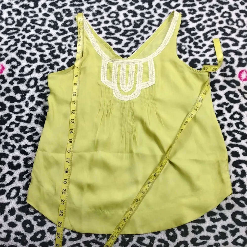 LC Lauren Conrad 🌟 4 For $15 Lime Green Tank Top - Picture 7 of 11